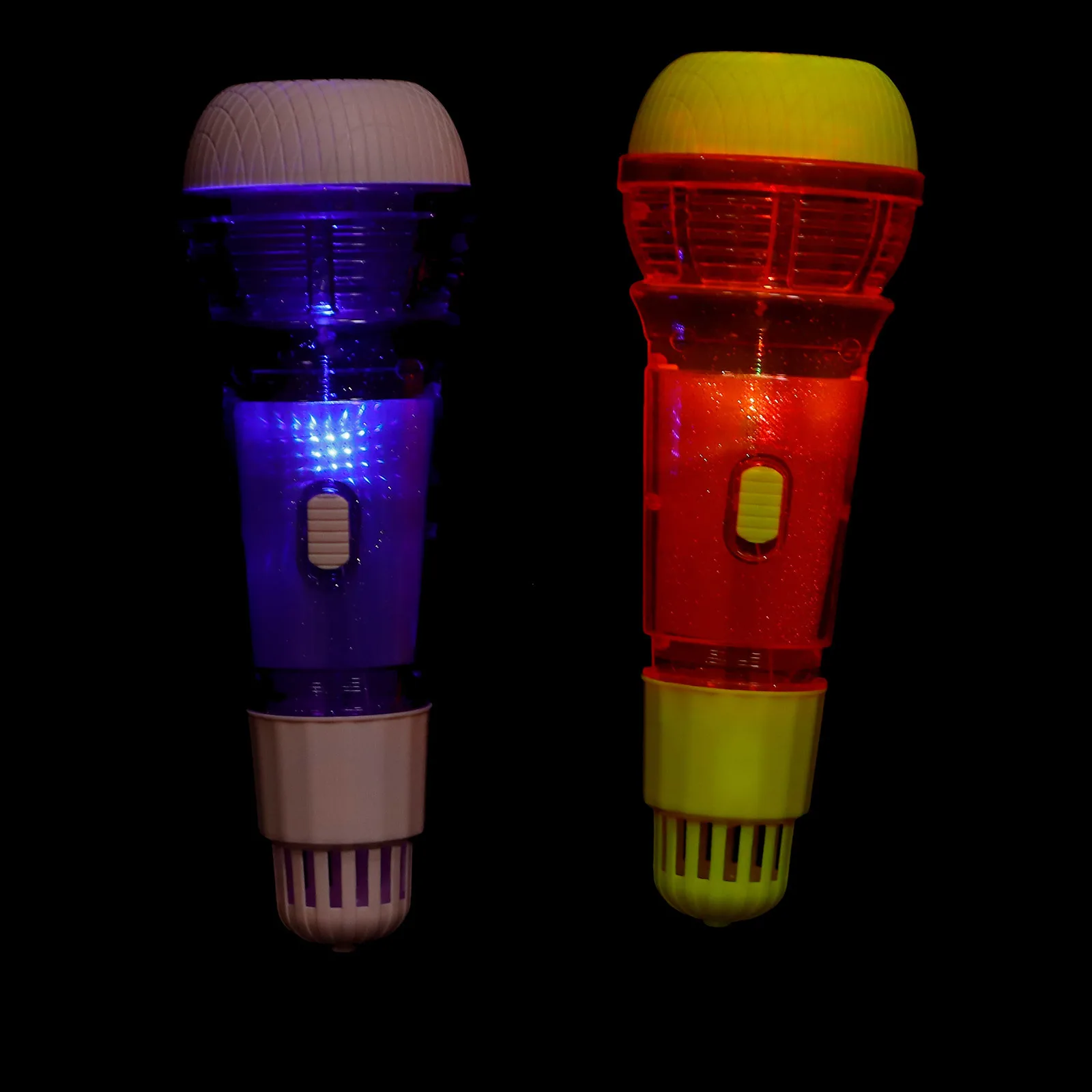 2Pcs High Simulation Design Echo Microphone Kids Musical Instruments Birthday Party Favor Stage Performance Prop