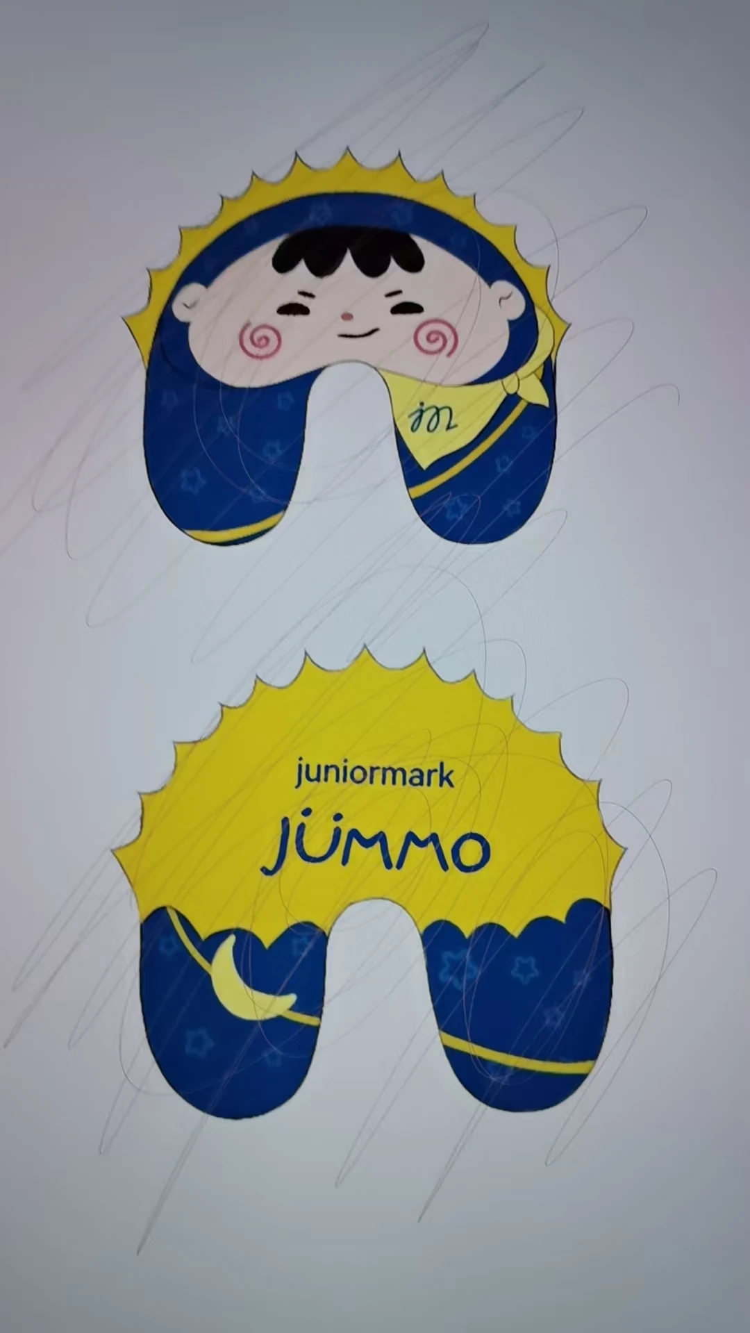 

Pre-sale Fanmade Thai TV Perfect 10 Liners Drama Stills Juniormark Jummo U Shaped Pillow Cervical Pillows