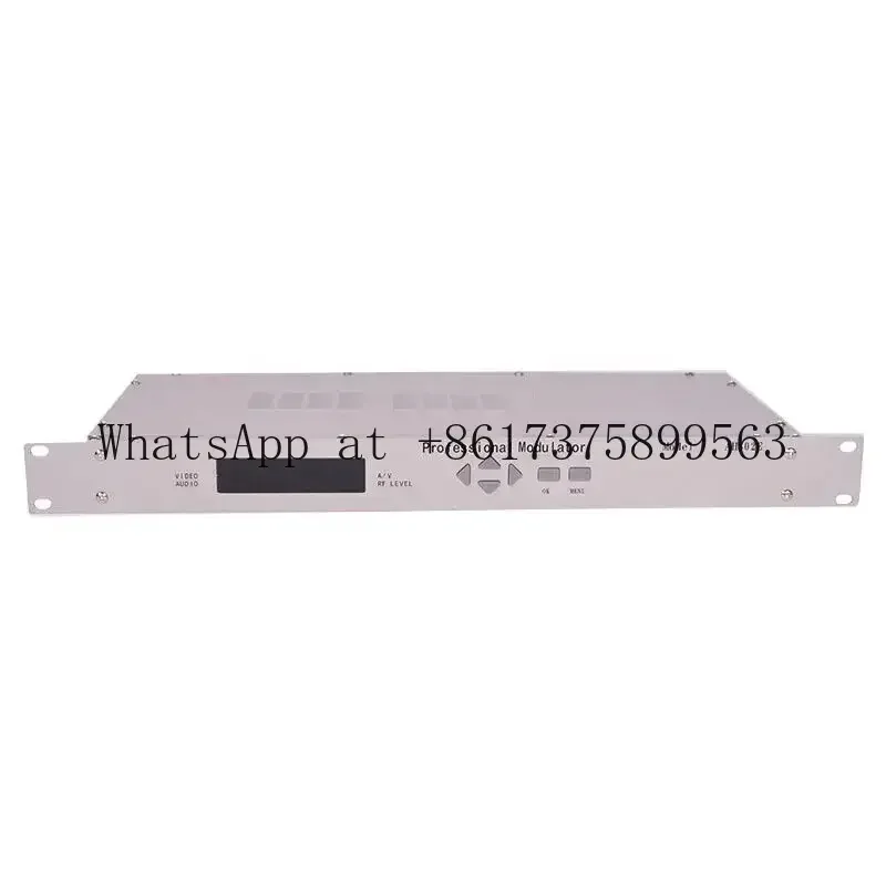 High Quality AC 22 0V 50 Hz CATV Agile Modulator AH802E Frequency Stability 5 KHz