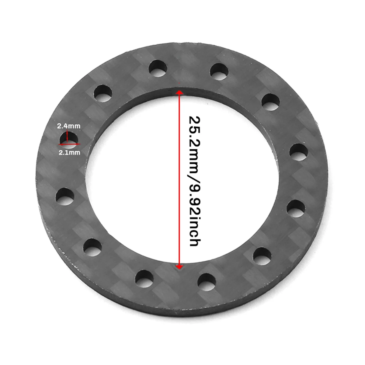شبشب من ألياف الكربون وسادة الاحتكاك ، اكسسوارات السيارات RC ، Traxxas ، EREVO ، قمة ، كبيرة E ، كبيرة S ، 5352R
