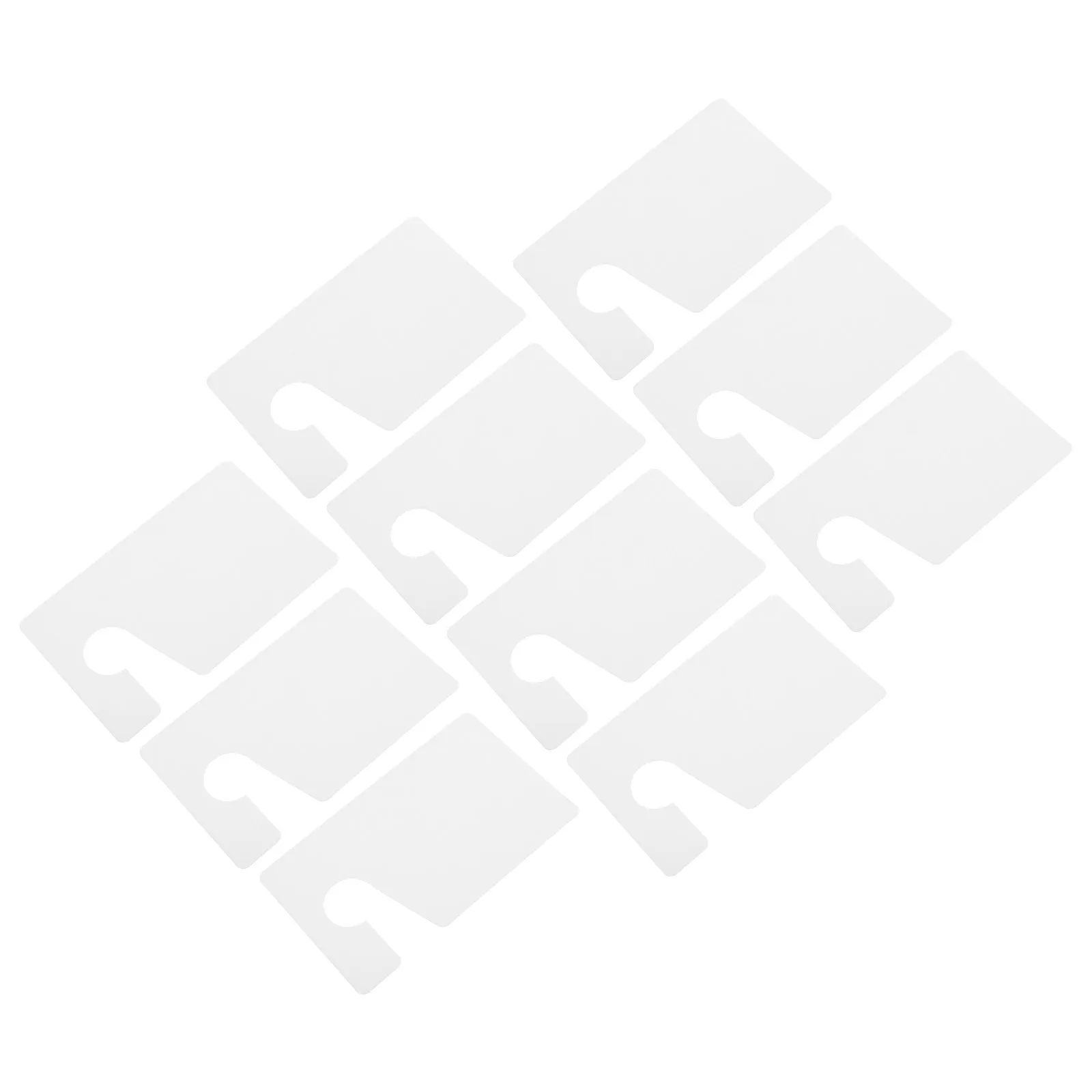 

10 шт. пустых бирок для парковочных пропусков, водонепроницаемые, всепогодные, для самостоятельной записи, для использования на зеркале заднего вида автомобиля, для использования на улице