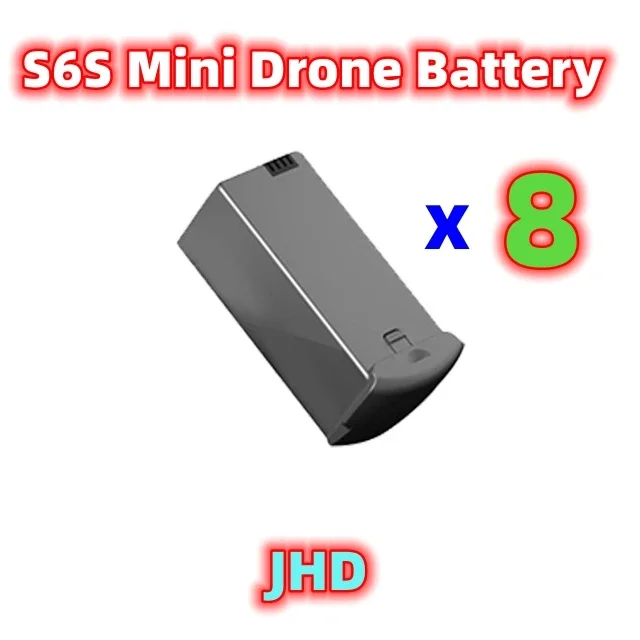 Bateria JHD-Lipo para S6S Mini Drone Camera, Acessórios Originais Drone, Novo