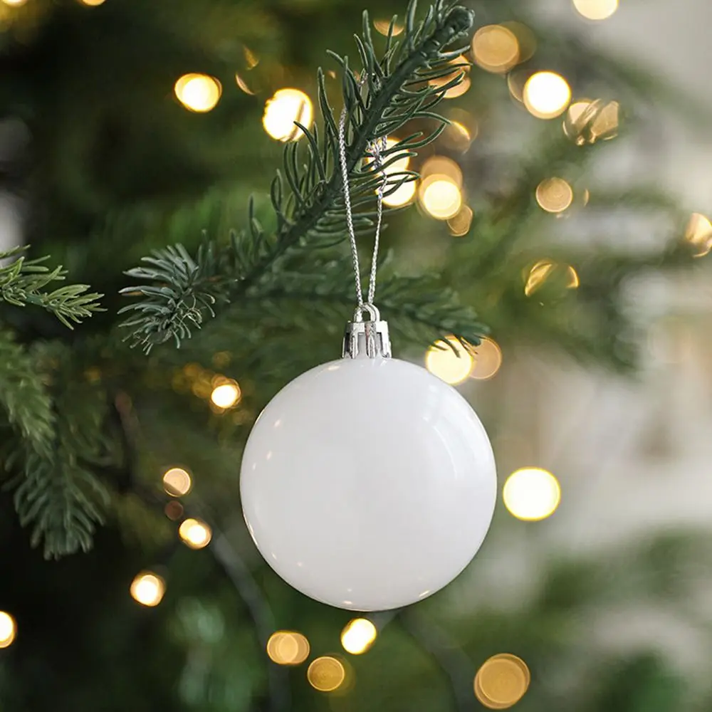 6 سنتيمتر/3.5 سنتيمتر كرات عيد الميلاد شفافة DIY بها بنفسك أنيقة عيد الميلاد كرات معلقة البلاستيك شجرة عيد الميلاد المعلقات ديكور المنزل عيد الميلاد