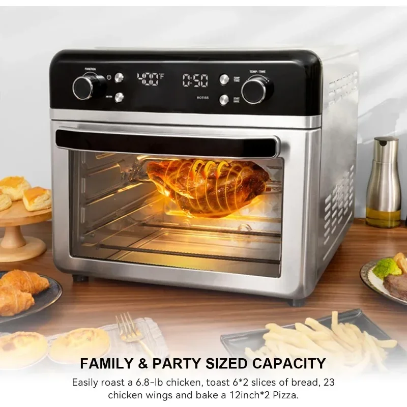 Karida Smart Air Fryer Oven Multifunctionele aanrechtconvectieoven inbegrepen accessoires