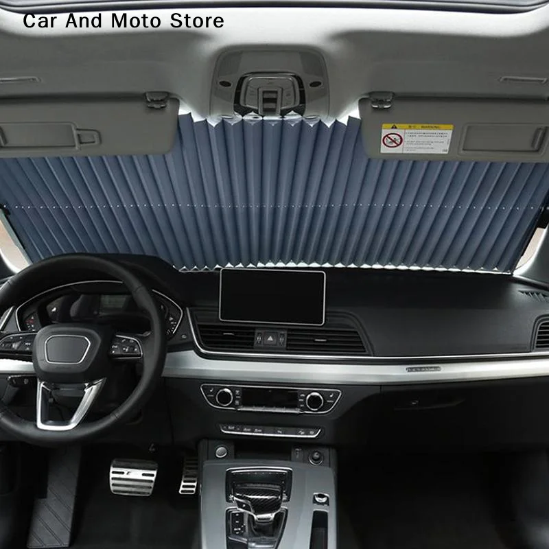 

Foldable Car Sunshade Protector Auto Parasol Front Rear Window Sun Visor Winshield Sun Shade Covers UV Prevention For Car SUV