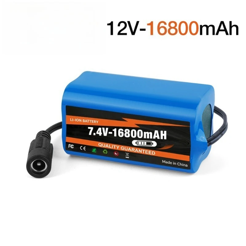 High Performance 18650 Lithium‑ion Battery Pack 7.4V 16800mAh Large Capacity Stable Performance Reliable Power Battery