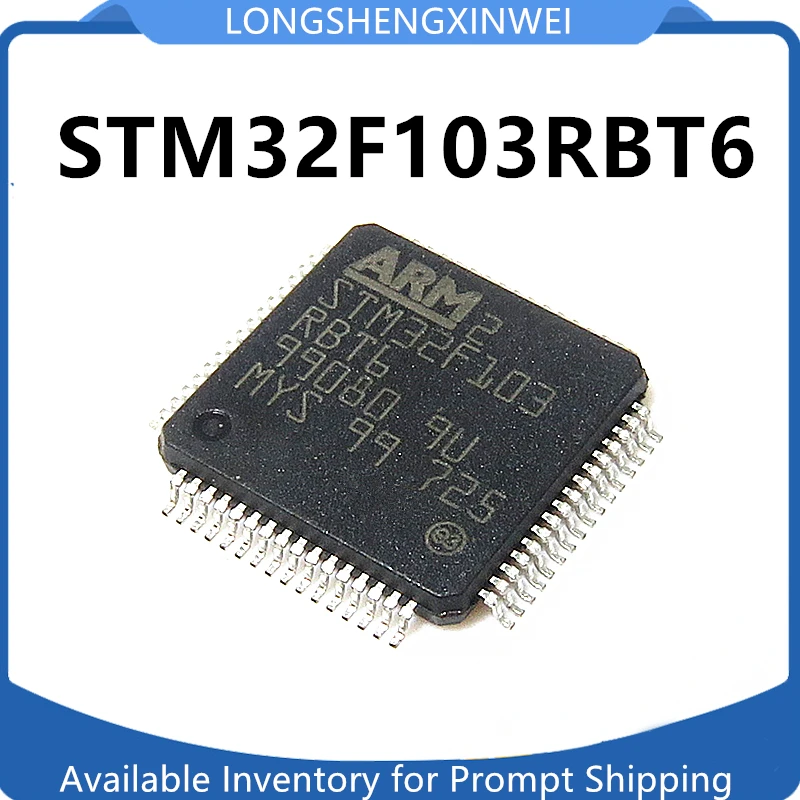 1PCS Original  STM32F103RBT6 STM32F103 MCU Chip QFP-64 Patch 32 Bit Microcontroller Stock