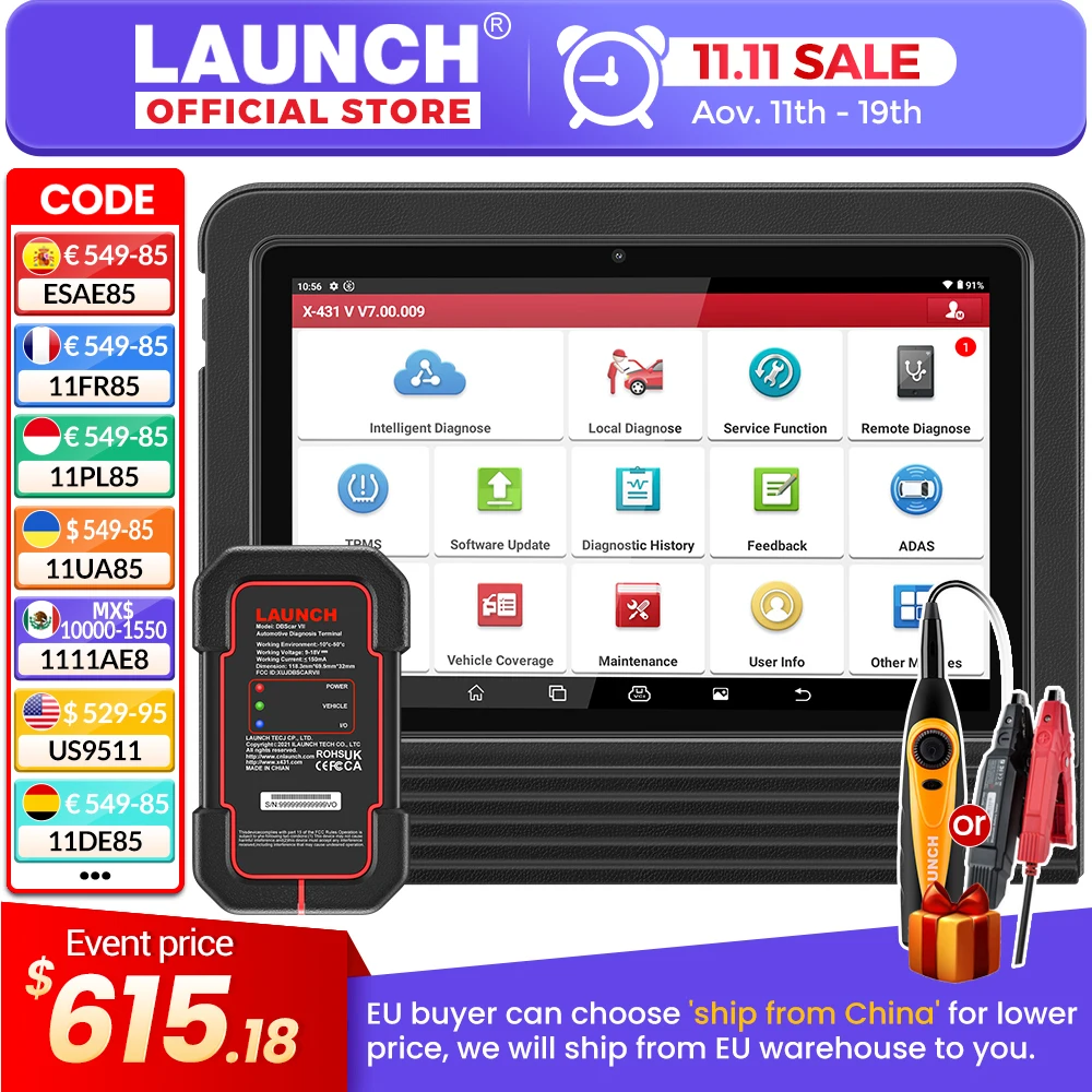 X431 Pro V5 Car Scanner