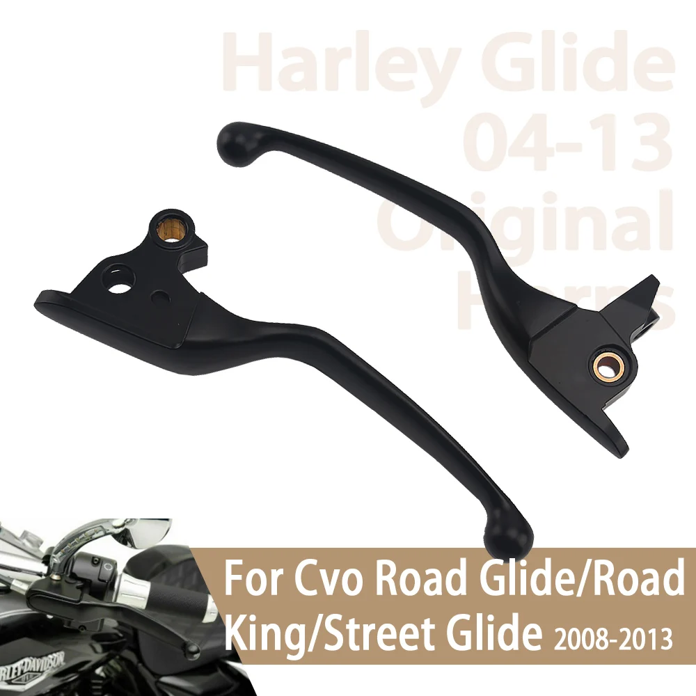 

Motorbike Black Handle Brake Clutch Levers Set Fit For Harley Trike Touring Street Glide Road Glide Road King Classic FLHRC CVO