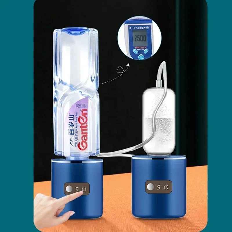 H2 Cup Water Ionizer Rechargeable Hydrogen Water Bottle Maker PEM Inhaler Machine Hydrogen Water Generator