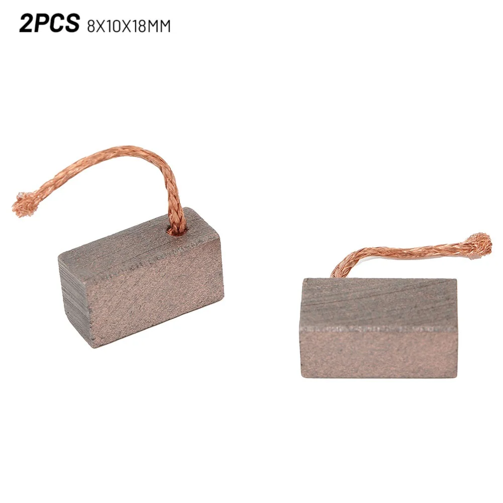 High Quality Carbon Brush Blower Outdoor Spare 2pcs 8x10x18mm Accessories Blower CAR Carbon Brushes Replacement