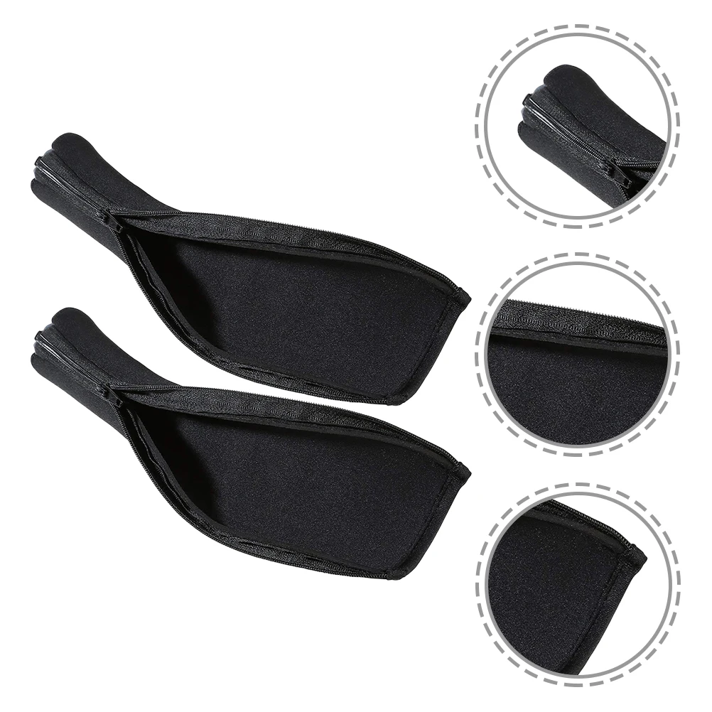 

2Pcs Headband Cover Soft Smooth Protector Zipper Closure Headphone Pad for Preventing Damage and Scratches