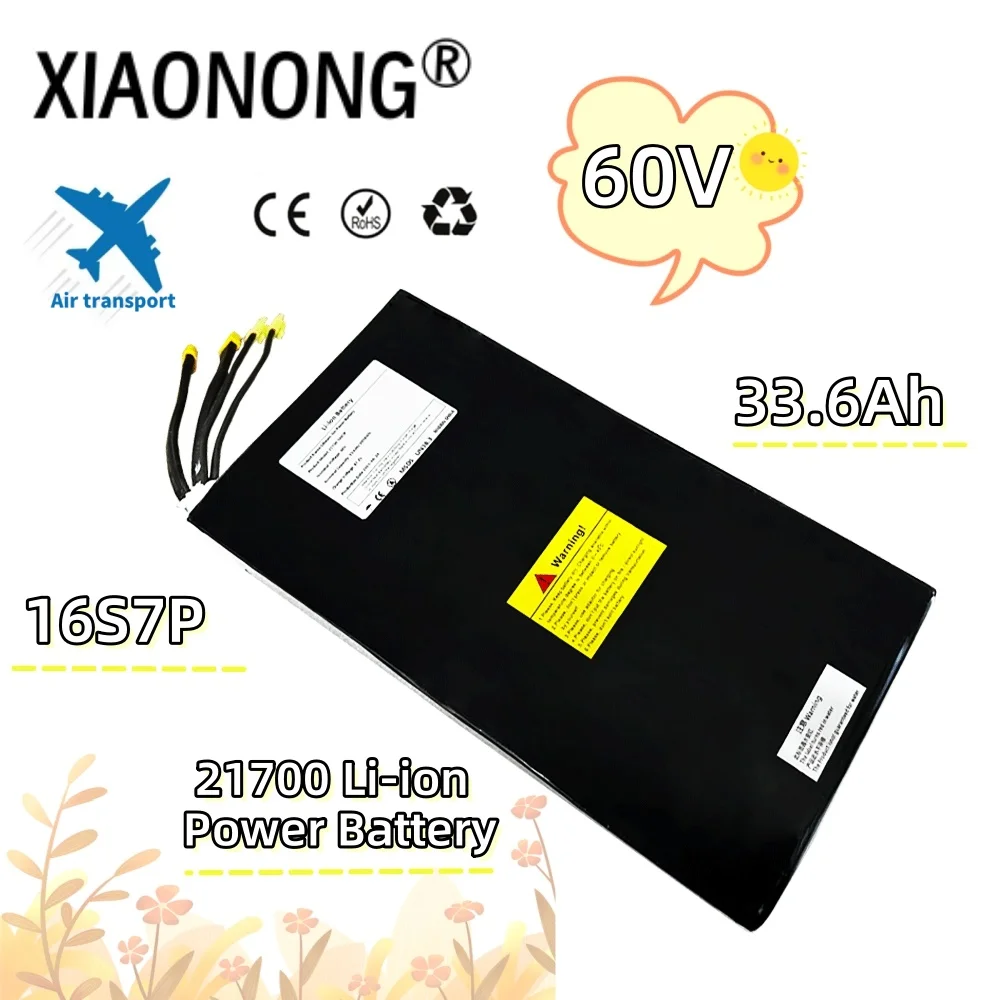 

New 16S7P 21700 60V 33.6Ah Li-ion Battery Pack,For Lithium Ion