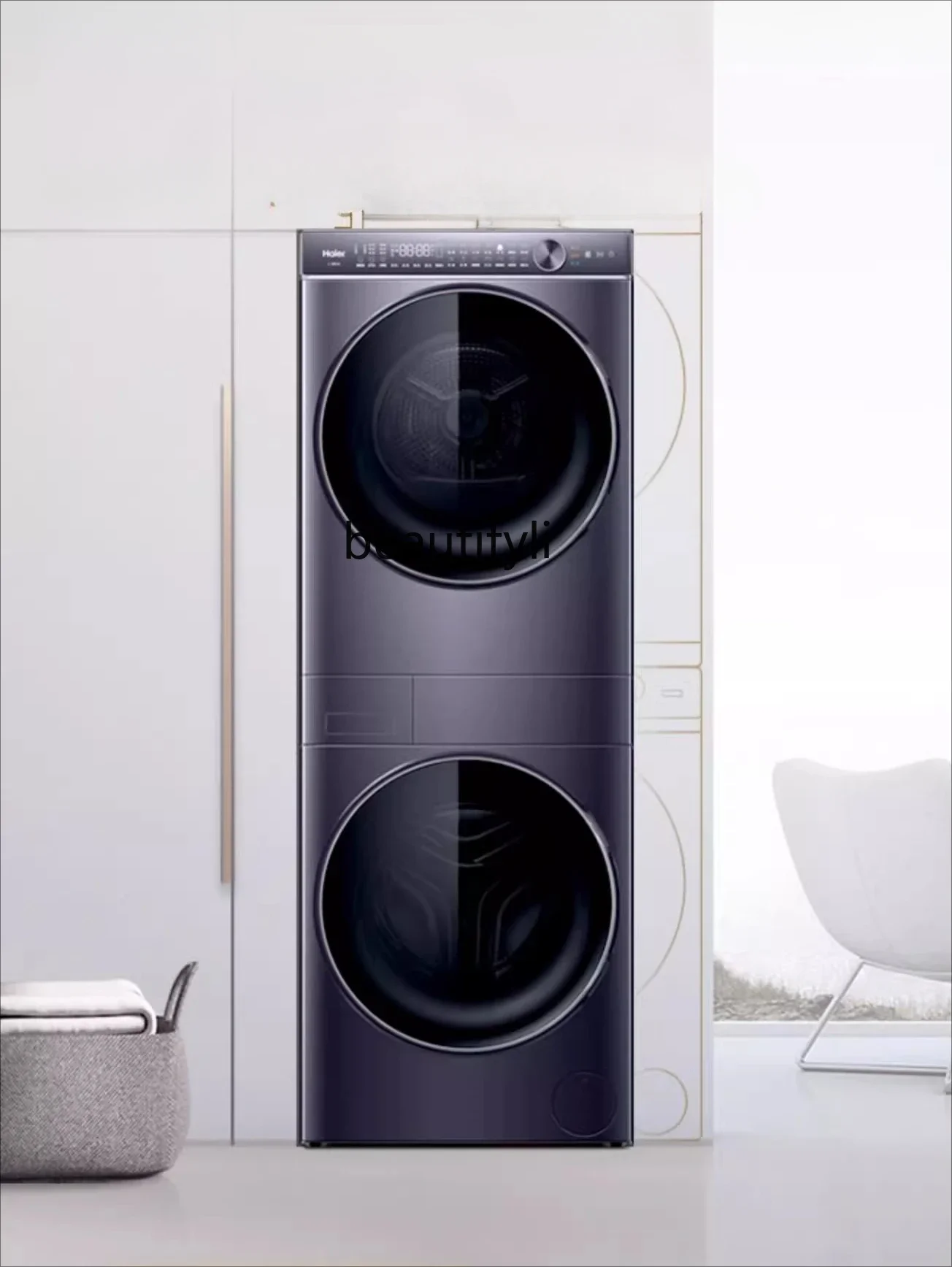 

Washing and drying set Diedai S10 direct drive drum washing machine 10kg heat pump dryer