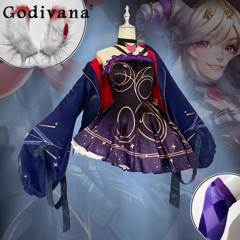 Cosplay Clothing Game Fashion Full Set Women Halloween Carnival Uniform Dress Female Anime Party Suit HERO Cos Dress