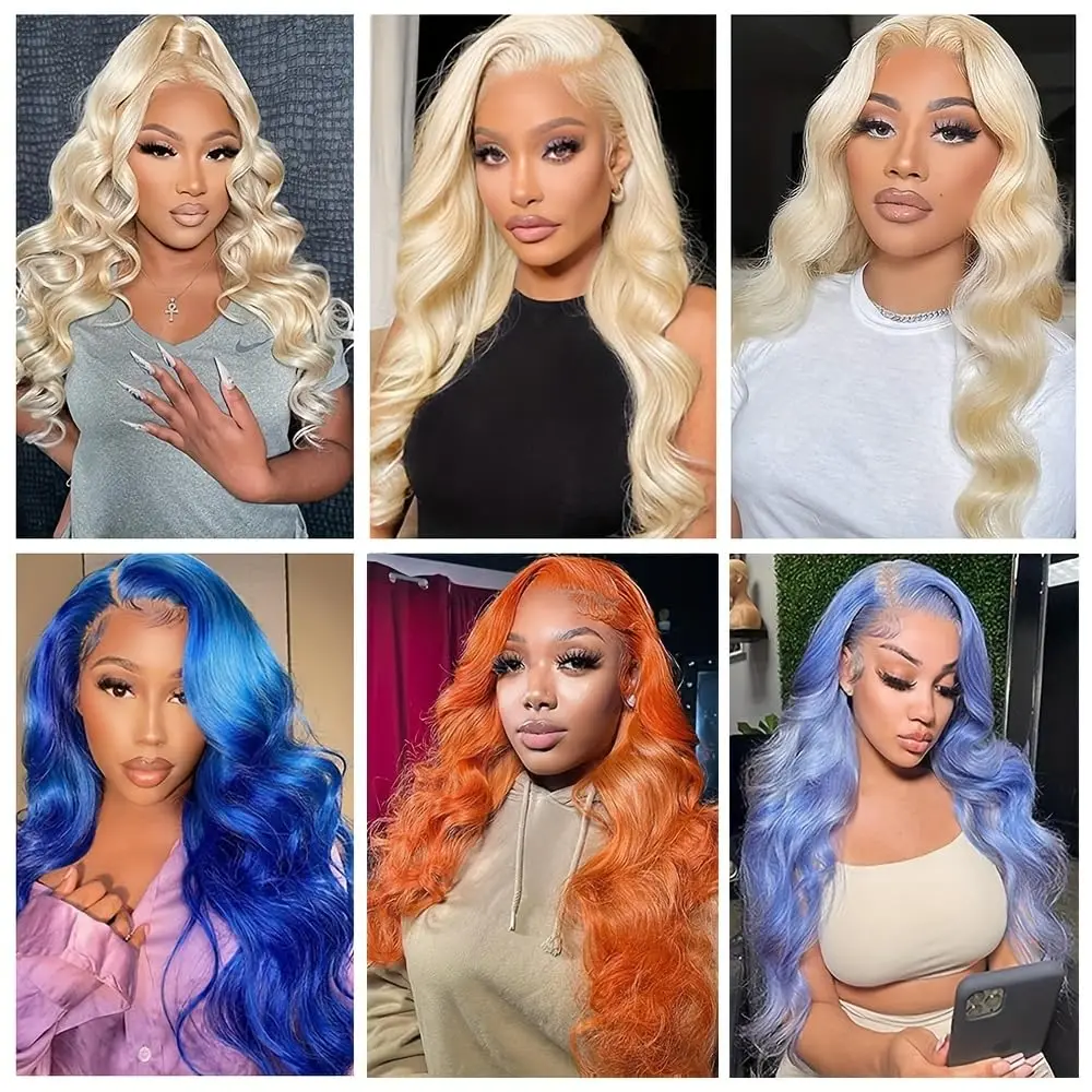 250 Kepadatan Tinggi 30 Inci 613 13X6 Renda Depan Rambut Manusia Wig Pirang Wig Rambut Manusia 613 Lurus Wig Rambut Manusia