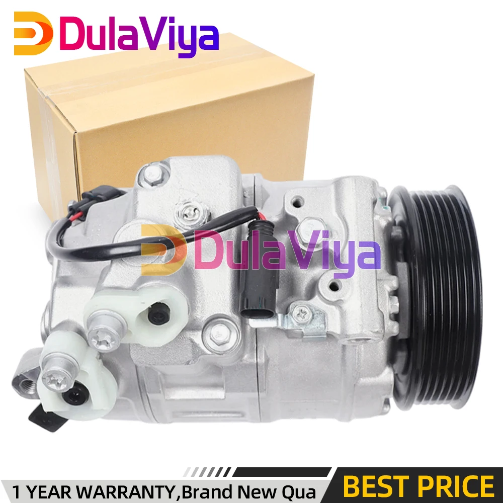 Air AC Compressor with Clutch For BMW 325i 328i xDrive 330i 528i 525i 530i 2006-2013 7SEU16C 4710532 4711532 2021736R CO 11049C
