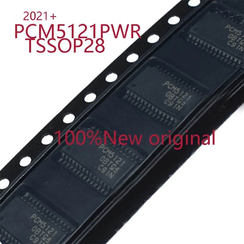 10PCS 2021+ 100%New original PCM5121PWR PCM5121 TSSOP28 High quality audio chip A/D converter chip