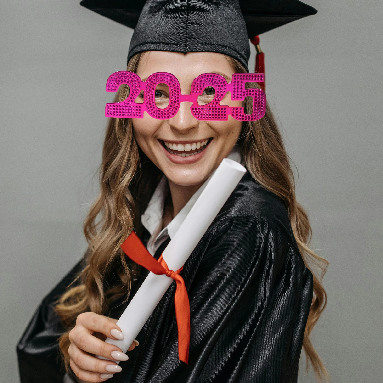 2025 السنة الجديدة نظارات حفلات الرجال النساء مضحك النظارات ديكور الدعائم زي ملحق مهرجان الاحتفال يمكن ارتداؤها المزحة