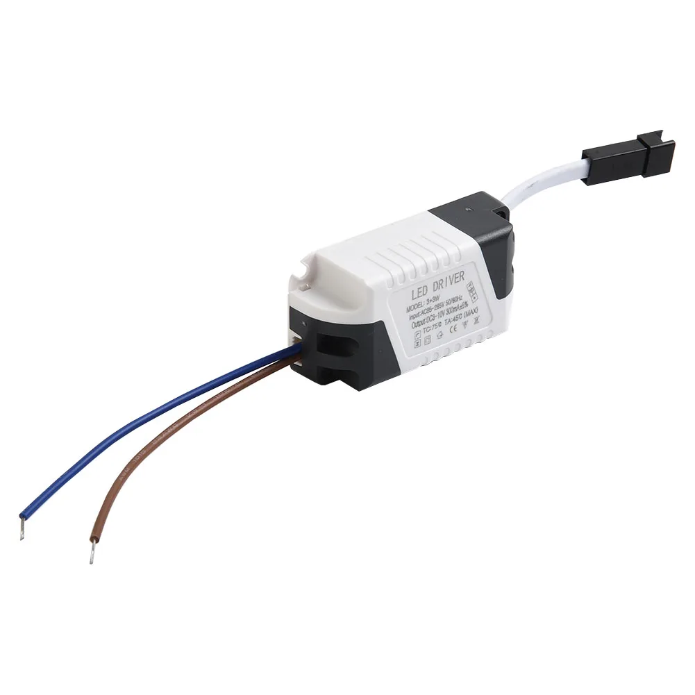 

3W-24W сегмент AC85-265V светодиодный драйвер постоянного тока пластиковый корпус для лампы новый источник питания световой трансформатор