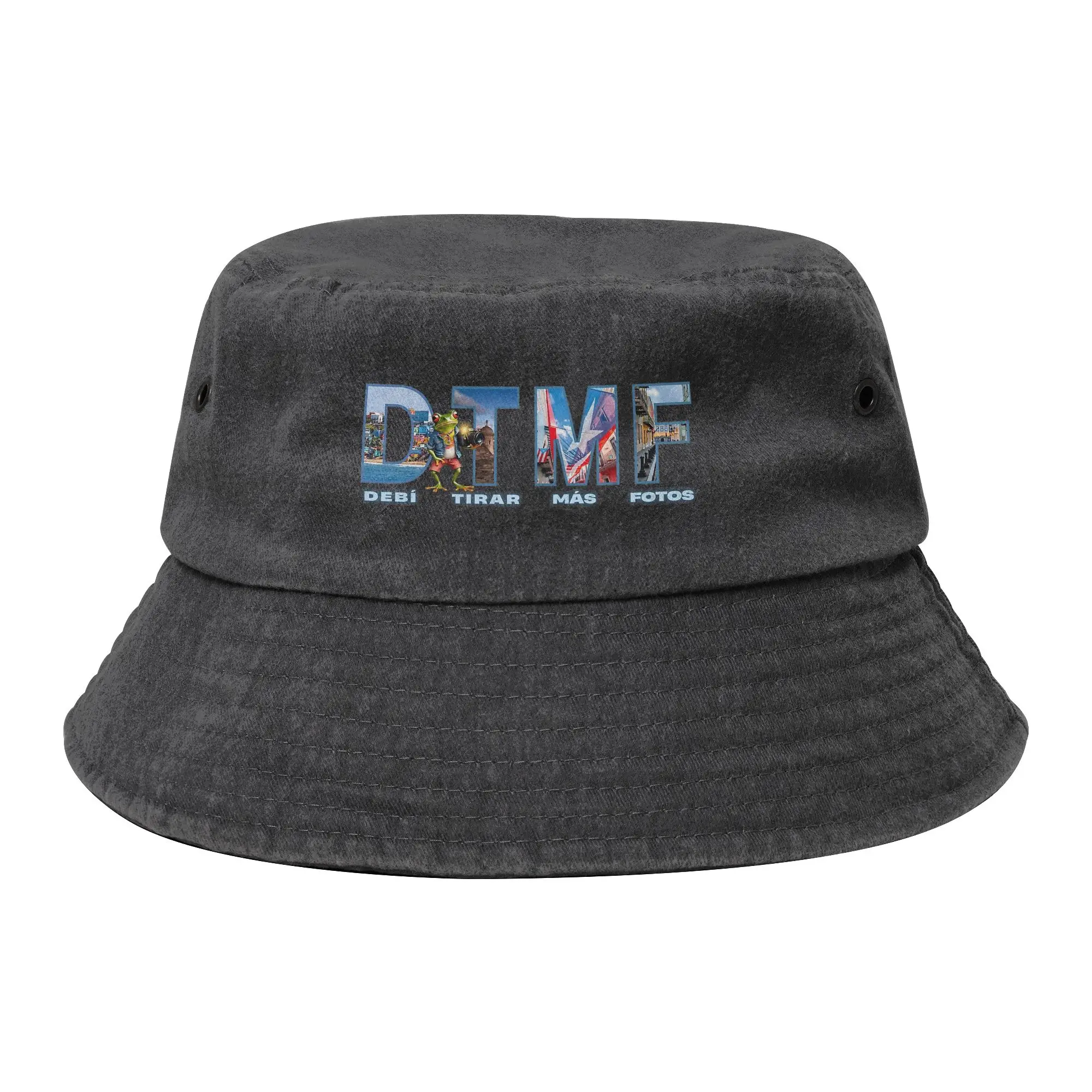 Girl Bucket Hat 80s Debi Tirar Mas Fotos DTMF Bads Bunnys Beach Hatwear Packable Outdoor Sport Fisherman Hats  Panama Hat