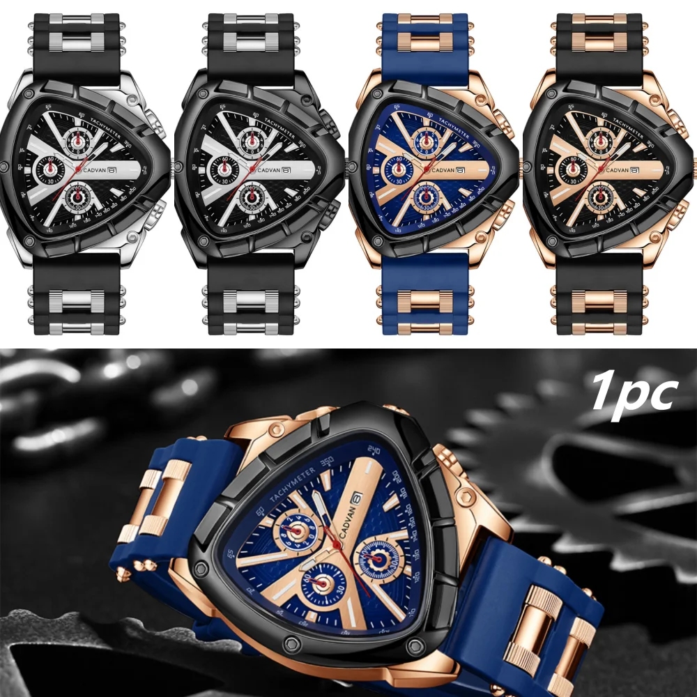 1 Pc Fashionable and Trendy Men's Quartz Watch Paired with A Simple Gift Box, Suitable for Giving To Friends