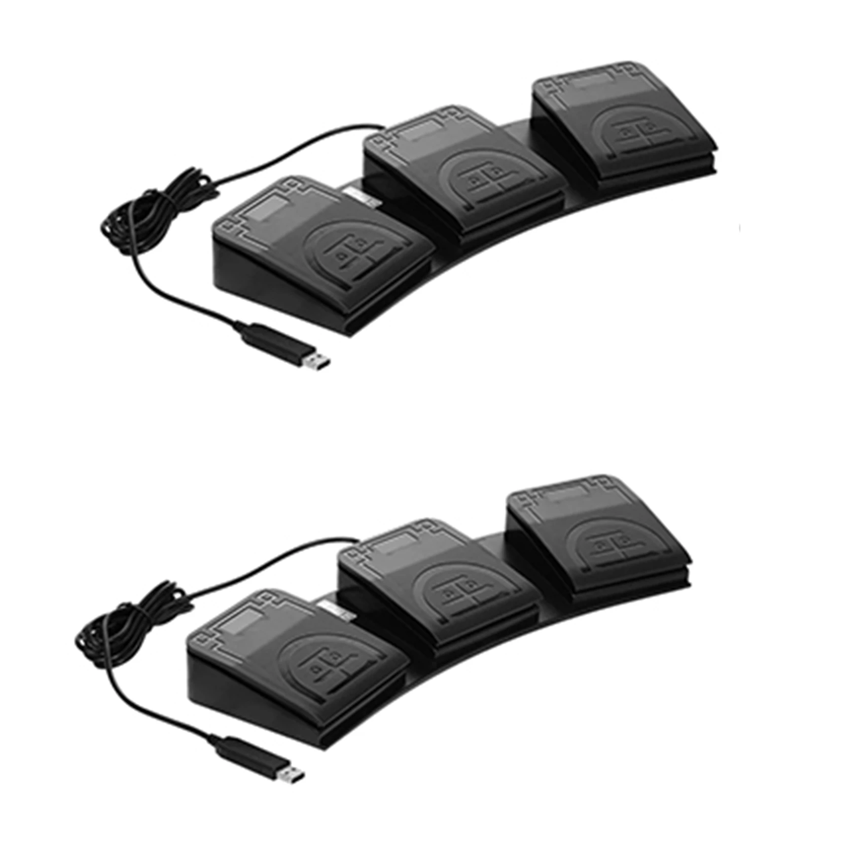 QWE-2X FS2020U1 USB Foot Switch Control Key Customized Computer Keyboard Action Pedal For Devices Instruments Computers view 2