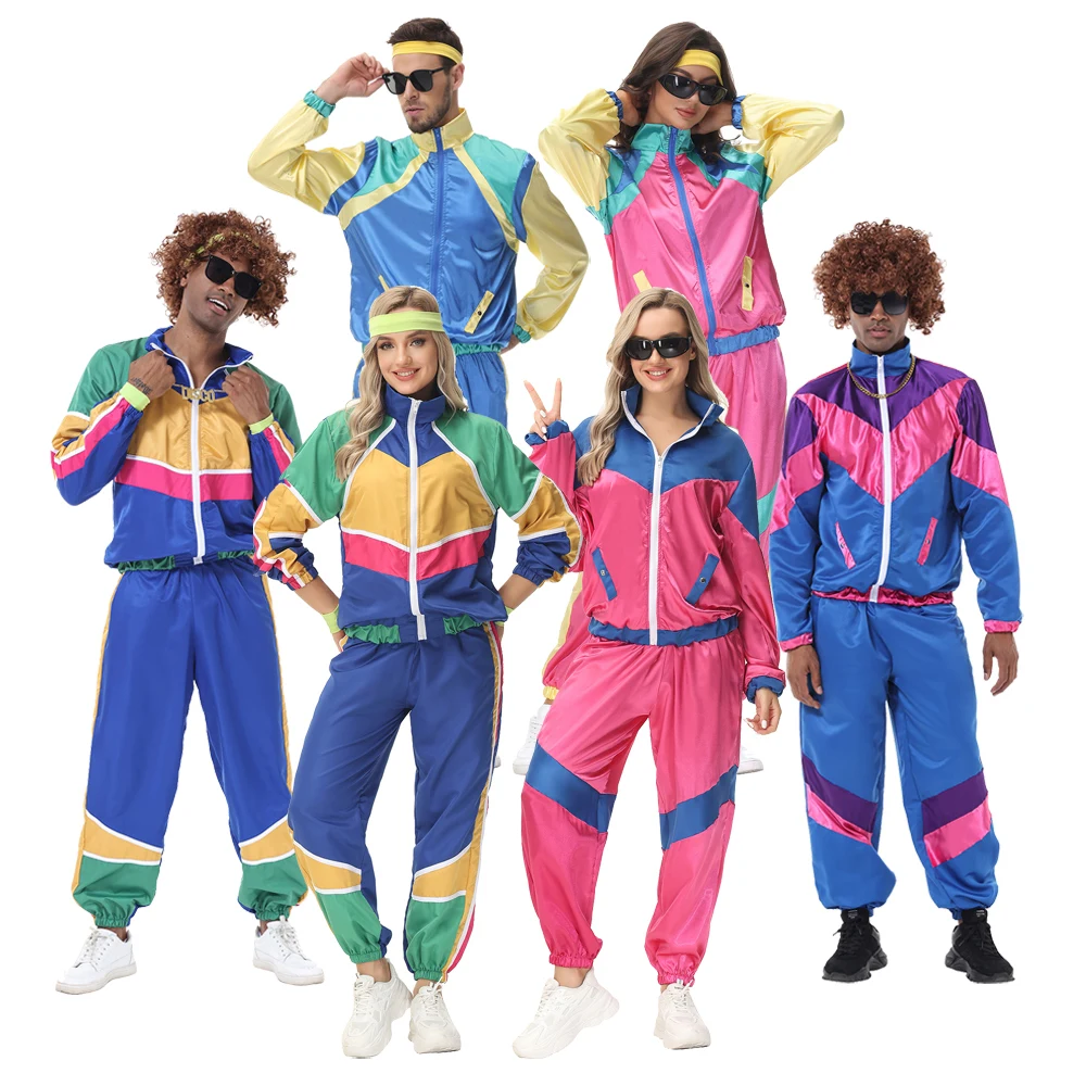 

Women Hippie Costumes Male Adult Retro 60s 70s Hippie Couples Clothing Rock Disco Outfits Suit Disco Clothing Hippie Costume