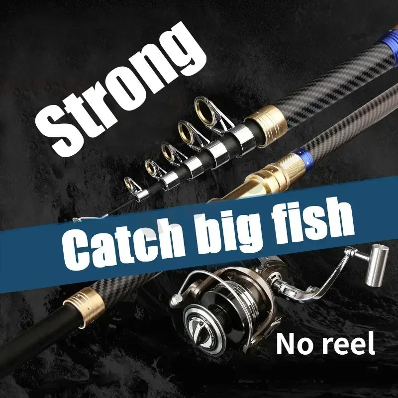 Best Telescopic Portable Rotary Fishing Rod 2.4M,2.7M,3.6M,3.9M,4.5M Fishing Rod 15kg Travel Sea Boat Rock Fishing Spinning Rod