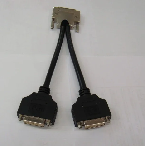 FirePro 2450/2400 Multi-Screen Card Output Cable Vhdci to DVI-I/VGA Cable One Divided into Two