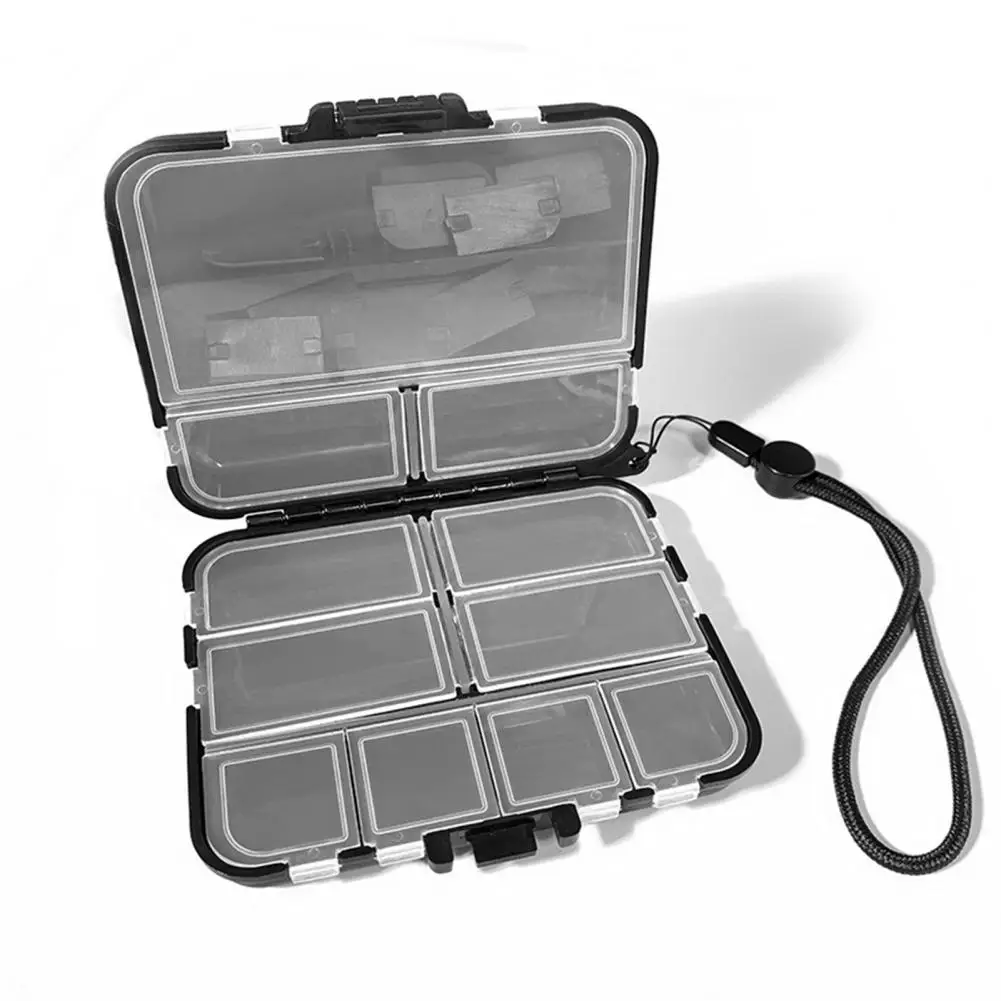 

Fishing Lure Case Exquisite Wear-resistant Plastic 16 Grids Fish Bait Container Fishing Tackle Case Home Supplies