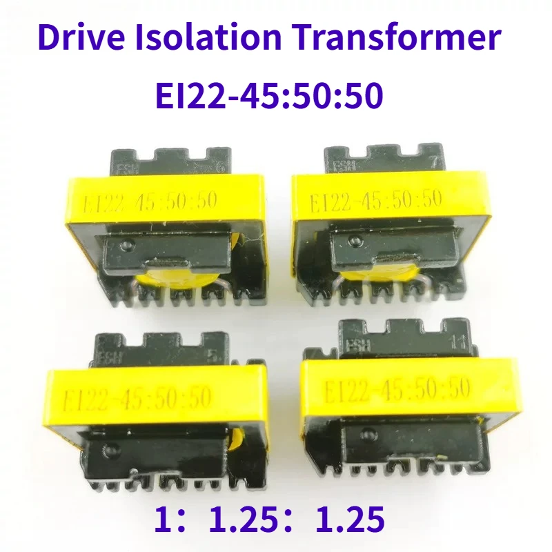 EI22 High Frequency Drive Isolation Transformer 45:50:50 Ratio Pulse Trigger Transformer for Switching Power Supply