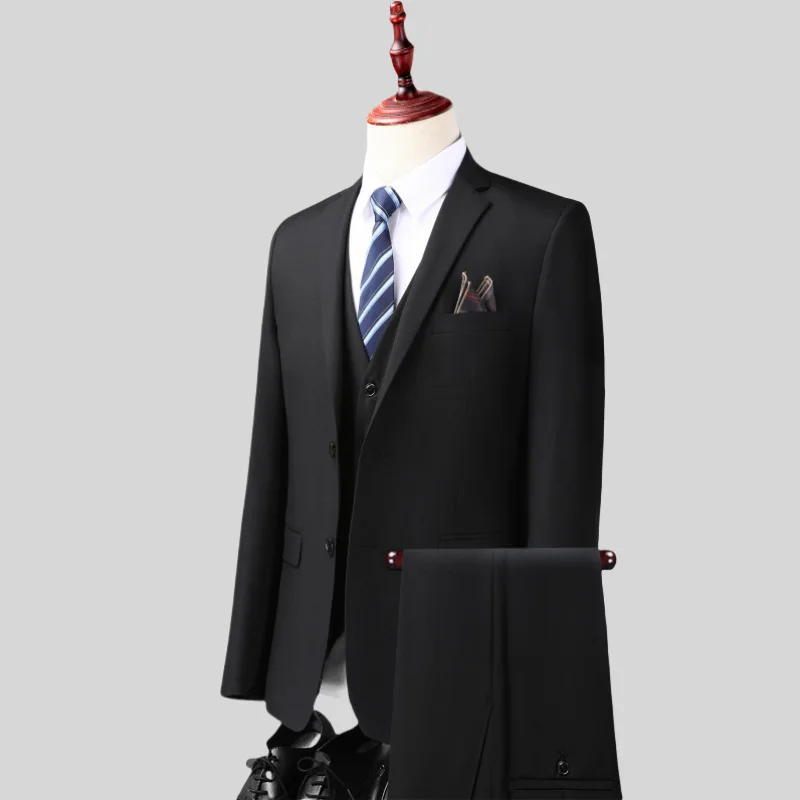 

B81 Korean version, high-end, comfortable men tailor-made suit single-breasted British style suit jacket