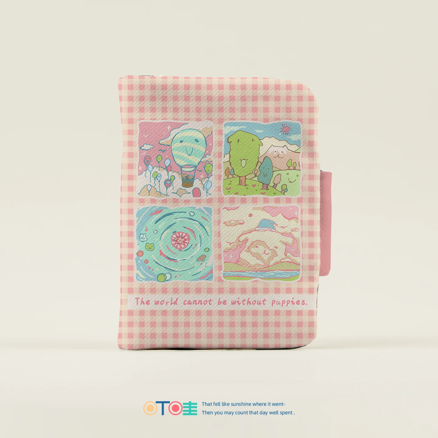 korean-style-travel-passport-holder-wallet-integrated-card-case-storage-bag-ticket-clip-cartoon-print-unisex-functional-bag