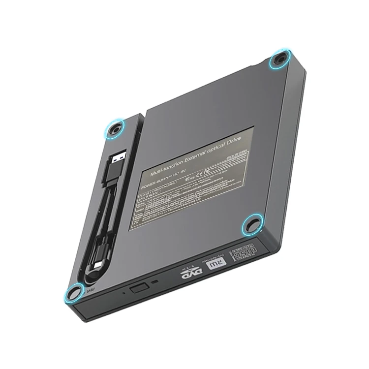 Hooqu-quemador de Blu Ray externo USB30 multifuncional, unidad de Blu Ray, grabador de DVD móvil externo, unidad HD Blu Ray Bd D292