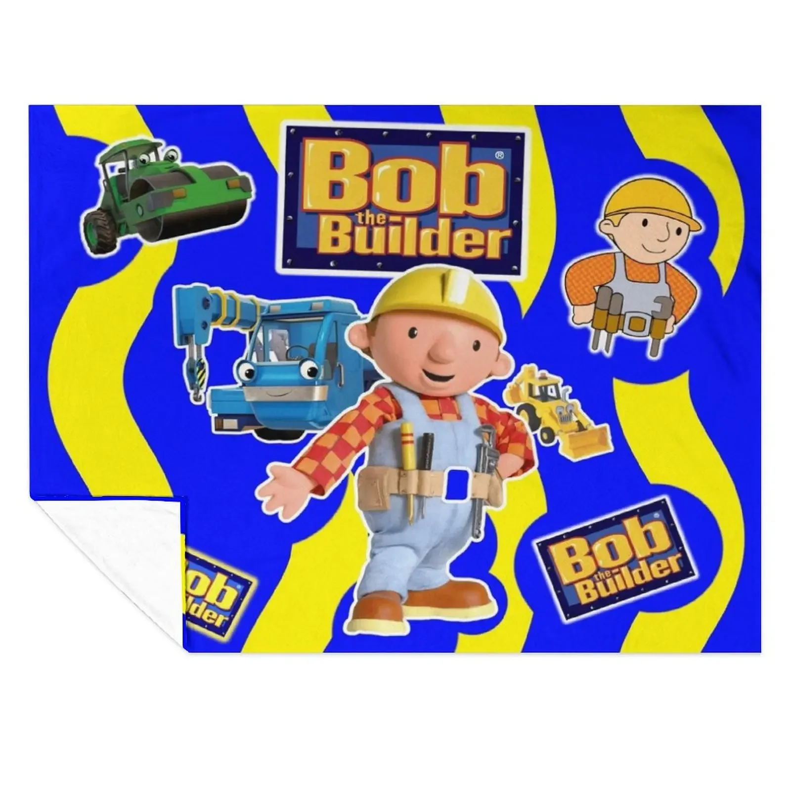 

Bob The Builder Abstract Throw Blanket Luxury Thicken Luxury Brand Luxury Throw warm for winter Blankets