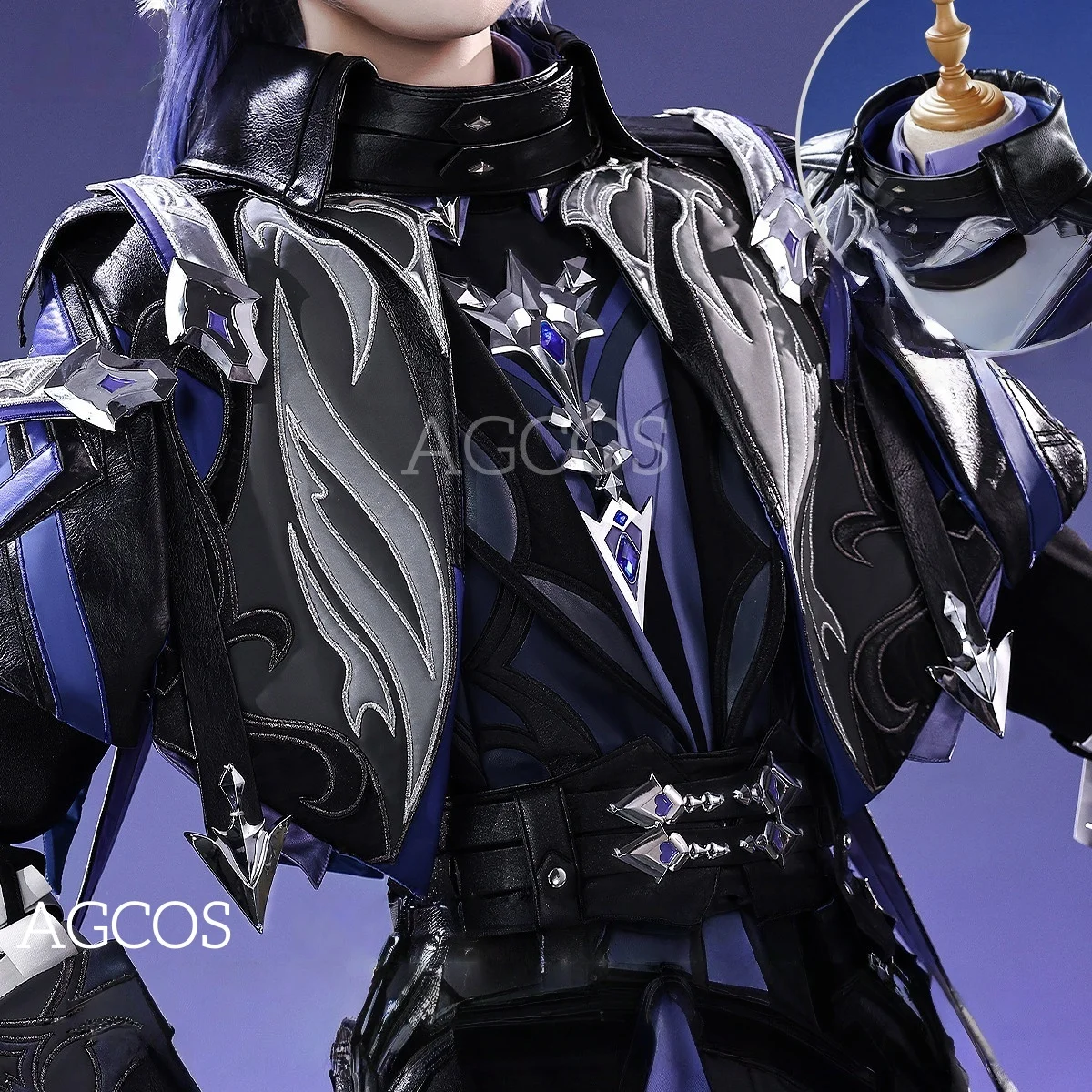 

Костюм для косплея AGCOS Genshin Impact Кирилла Чудомировича Флинса, мужской комплект для Хэллоуина, игровые костюмы для косплея