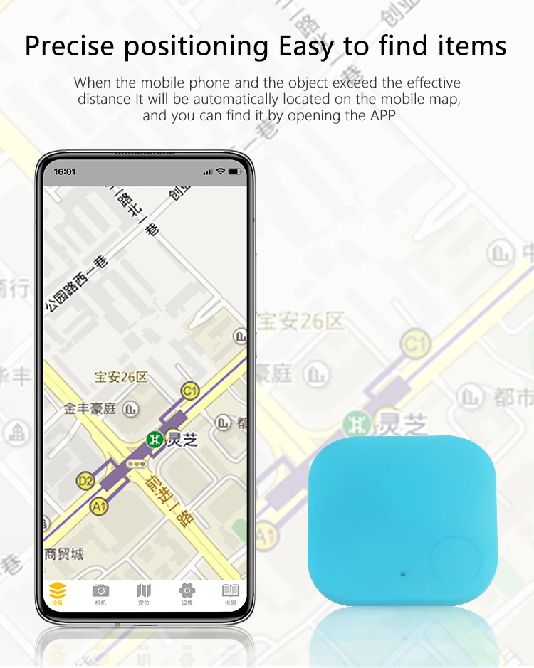 Low Power Consumption Blue Tooth Ibeacon Eddystone Beacon Tag Ble Tag