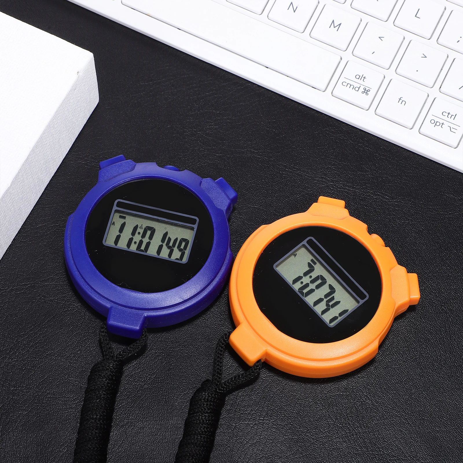 

2Pcs Digital Sports Stopwatch Multi Functional Timer Accurate Timing for Running Swimming Fitness Referee Use Stop Watch