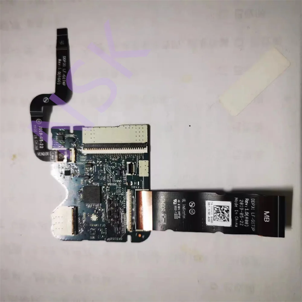 

Original FOR Dell XPS13 7390 2-in-1 DDP31 LS-G173P Keyboard Adapter Board W/Cable 0MYYW8 2019 100% Test Ok