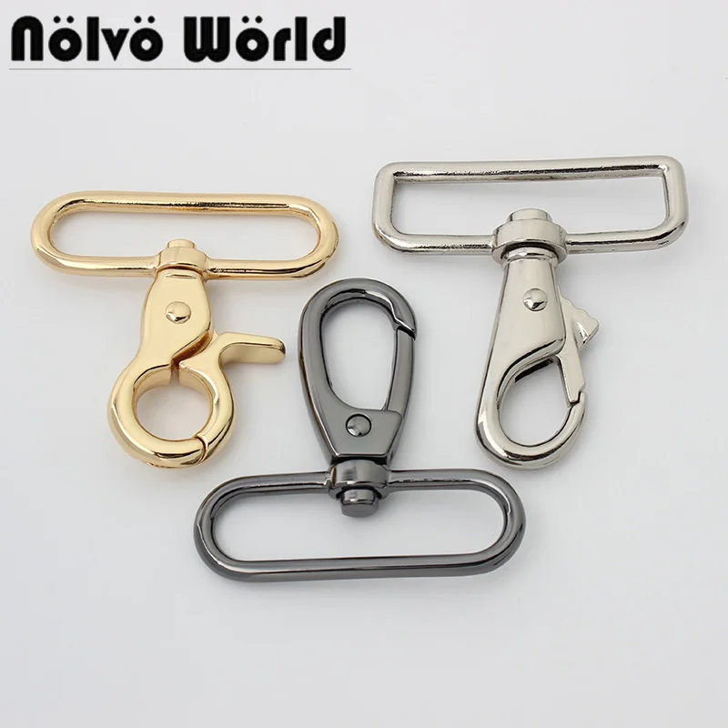 

10-50 pieces 3 styles 50mm 51mm 2 inch Large sturdy durable alloy snap hook for dog collar metal clasp