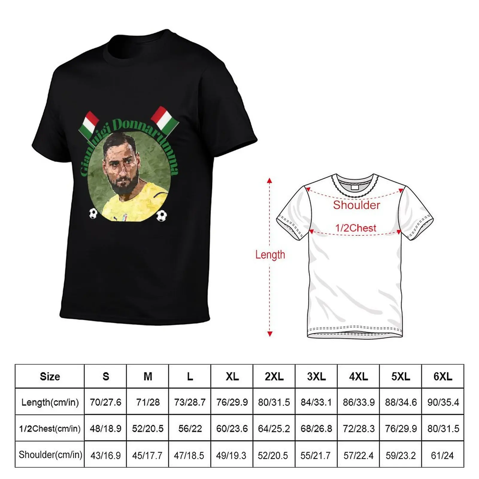 Donnarumma T-Shirt man t shirt graphic man t shirt summer man t shirts cotton T-Shirt