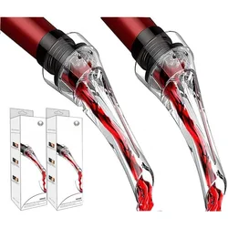 Wine Pourer  Premium Wine Aerator Pourer Professional Quality Wine Aerator Pourer Spout Modern Aerating Spout
