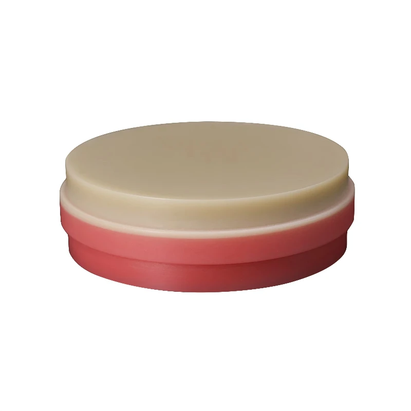 

Dental Double Layer PMMA Discs CAD/CAM Solutions for Removable Complete Dentures Adsorbent Complete Denture PMMA Blocks