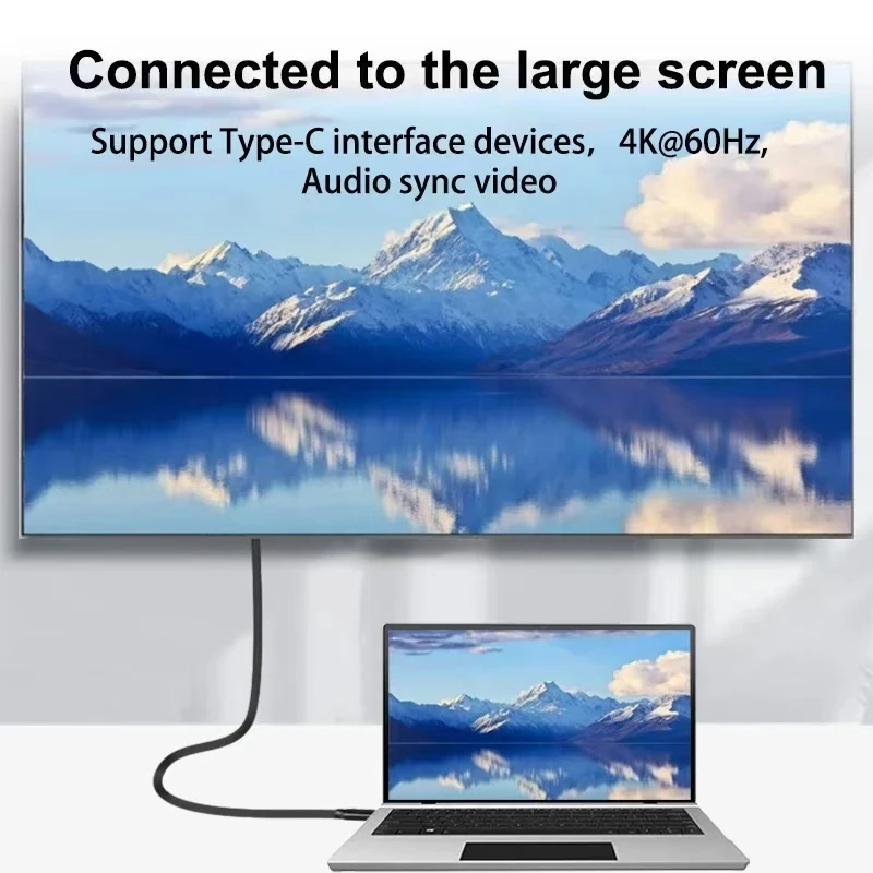 USB3.2 Gen2 Datenkabel USB C zu USB Typ C 20 Gbit/s Transfer 4K 60 Hz PD 100 W Schnellladung USB 3 2 Gen2x2 Kabel für MacBook Switch – Detail 4