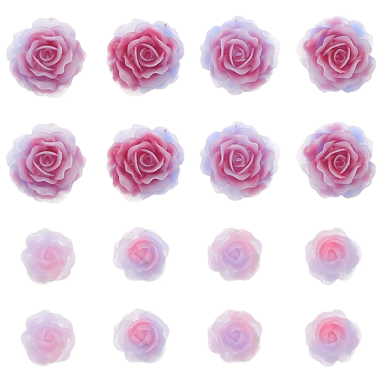 

1 Box 3D Flower Charms Vibrant Art Supplies Women Diy Decorations Nails Phone Cases Resin Gems Bulk Charms 3D Acrylic Flowers