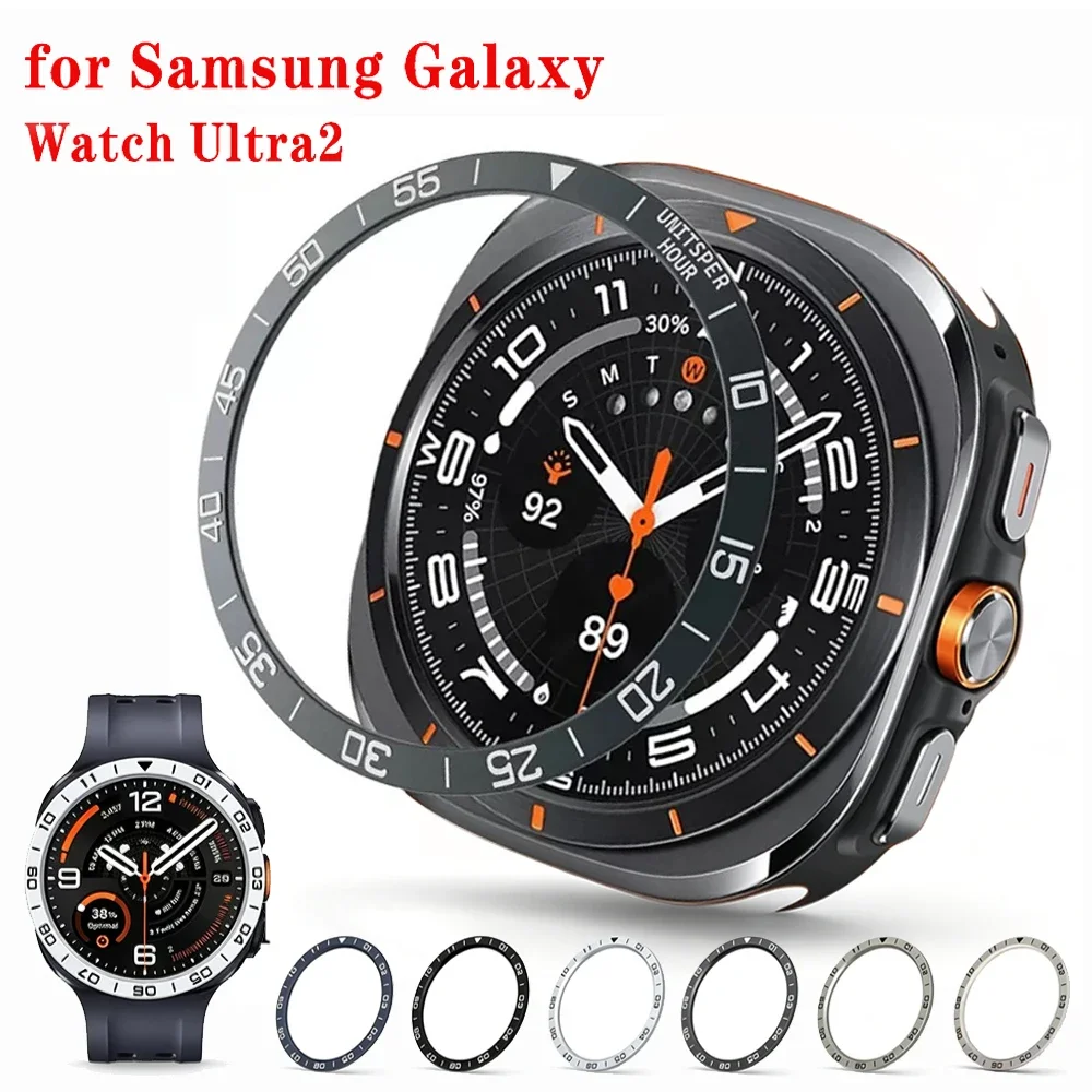 Time Scale Bezel for Samsung Galaxy Watch Ultra2 Smartwatch Professional Watch Ring Protective Surface Frame Accessories