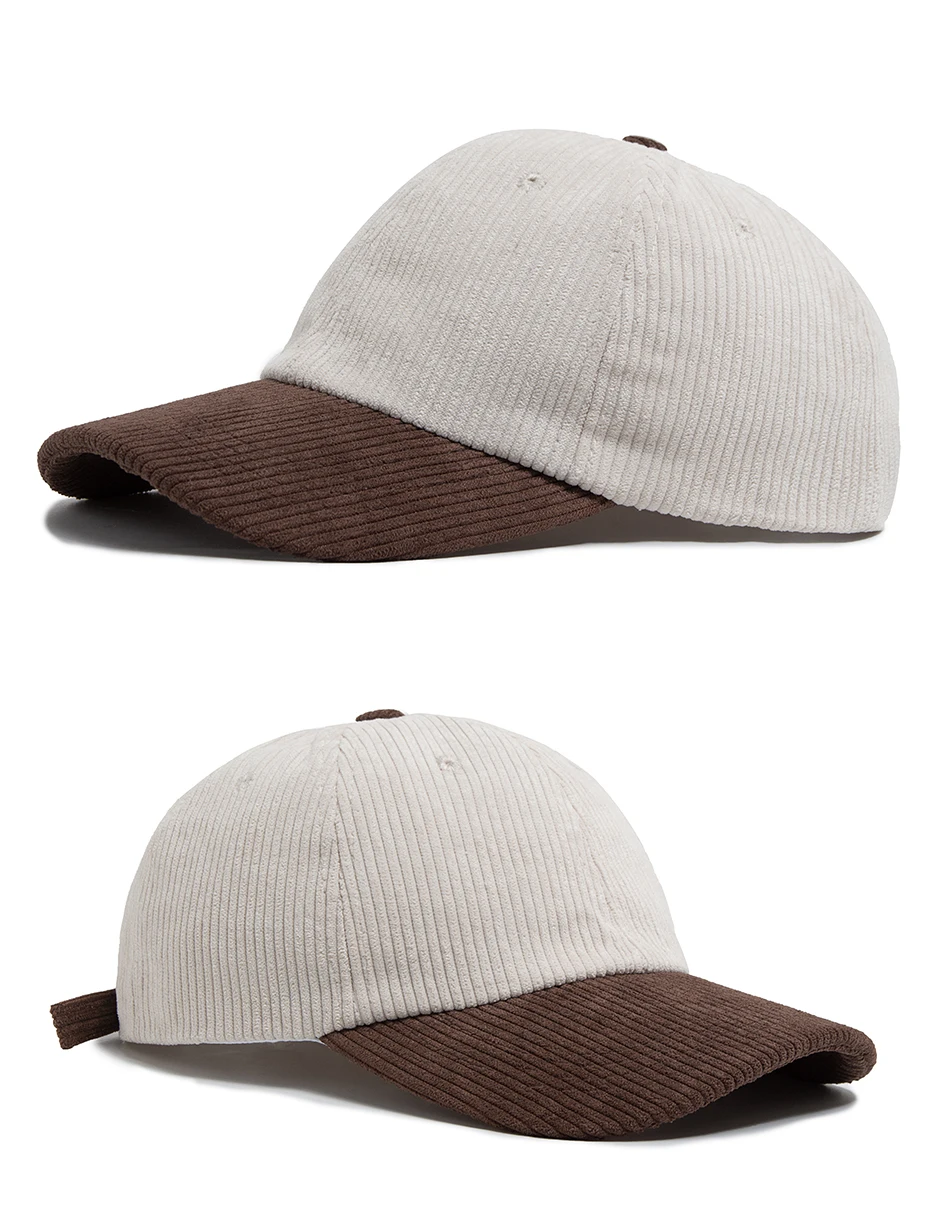 Winter Cord Weibliche Baseball Caps Herbst Casual frauen Hut Fashion Outdoor Sport Männer Kappe Zwei Farbe Passenden Hip Hop hüte – Detail 7