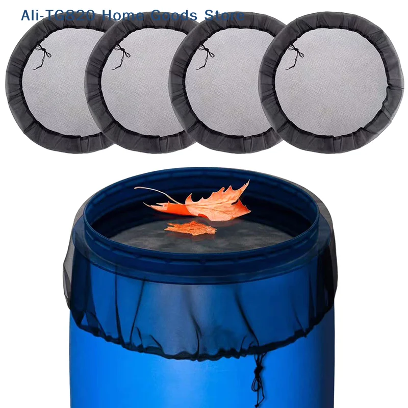 [TG820]1Pc Mesh Cover Netting For Rain Barrels Water Collection Buckets Anti-Mosquito Cover Tank Raindrop Harvesting Tool