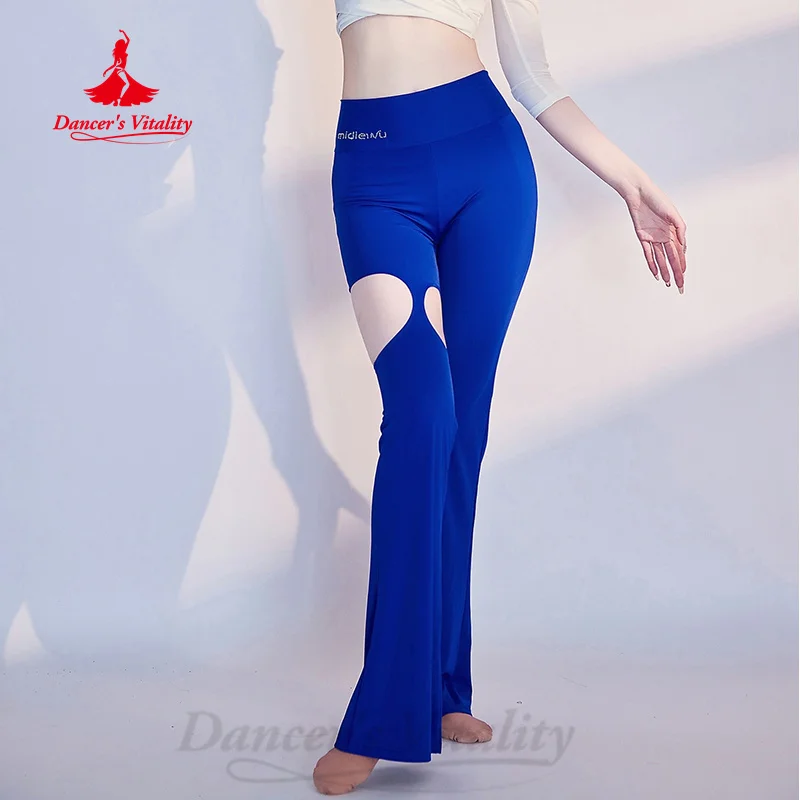 Calças de prática de dança do ventre sexy leopardo impressão calças de emagrecimento adulto feminino dança oriental roupas de treinamento profissional